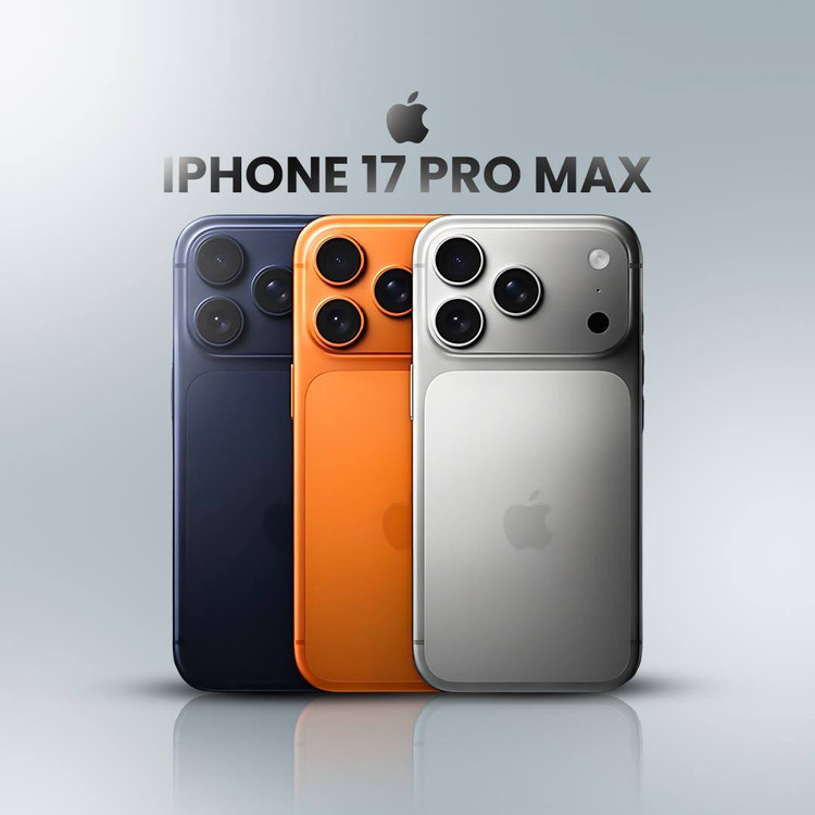 گوشی طرح اپل ابعاد اصلی ریجستر داردiPhone 17 pro max | حافظه 256 رم 12 گیگابایت